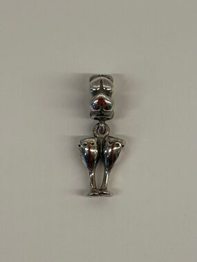 Authentic Retired Sterling Silver Pandora Cheers Charm #791150